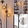 Ripoll Lampada da terra Cromo, Chiaro, Grigio fumo, 3-Luci