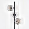 Ripoll Lampada da terra Cromo, Chiaro, Grigio fumo, 3-Luci