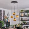 Koyoto Lampadario a sospensione, Lampada a sfera, Lampada a sospensione a cluster Oro, 4-Luci