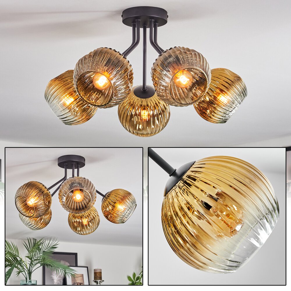 Ripoll Plafoniera, Lampada a sfera Oro, Chiaro, 5-Luci main product photo