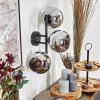 Koyoto Lampada a sfera, Applique Cromo, Grigio fumo, 3-Luci