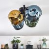 Ripoll Plafoniera, Lampada a sfera Blu, Oro, Verde, 4-Luci