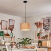 Bongal Lampadario a sospensione, Lampada a sospensione Marrone, Écru, 1-Luce