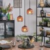 Ripoll Lampadario a sospensione, Lampada a sfera, Lampada a sospensione a cluster Chiaro, Ramato, 3-Luci