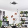 Ripoll Lampadario a sospensione, Lampada a sfera, Lampada a sospensione a cluster Chiaro, Ramato, 3-Luci