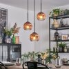 Ripoll Lampadario a sospensione, Lampada a sfera, Lampada a sospensione a cluster Chiaro, Ramato, 3-Luci