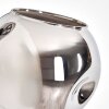 Ripoll Lampada a sfera, Lampada da terra Cromo, Grigio fumo, 3-Luci