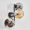 Koyoto Lampada a sfera, Applique Ambrato, Cromo, Grigio fumo, 3-Luci
