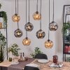 Ripoll Lampadario a sospensione, Lampada a sfera, Lampada a sospensione Écru, Nero, 8-Luci
