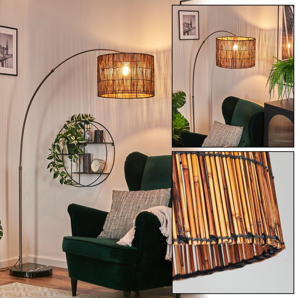 Cando Lampada da terra Nichel opaco, Nero, 1-Luce main product photo