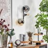 Gastor Lampada a sfera, Applique Ambrato, Chiaro, Grigio fumo, 3-Luci