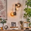 Gastor Lampada a sfera, Applique Ambrato, Chiaro, Grigio fumo, 3-Luci