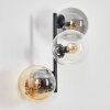 Gastor Lampada a sfera, Applique Ambrato, Chiaro, Grigio fumo, 3-Luci