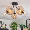 Koyoto Plafoniera, Lampada a sfera 52 cm Ambrato, Chiaro, 5-Luci