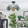 Koyoto Plafoniera, Lampada a sfera 52 cm Blu, Oro, Verde, 5-Luci