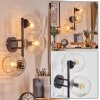 Koyoto Lampada a sfera, Applique Chiaro, 3-Luci