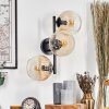 Koyoto Lampada a sfera, Applique Ambrato, Chiaro, 3-Luci