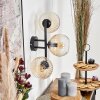 Koyoto Lampada a sfera, Applique Ambrato, Chiaro, 3-Luci