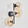 Koyoto Lampada a sfera, Applique Ambrato, Chiaro, 3-Luci