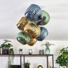 Koyoto Plafoniera, Lampada a sfera Blu, Oro, Verde, 8-Luci