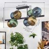 Koyoto Plafoniera, Lampada a sfera Blu, Oro, Verde, 8-Luci