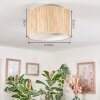 Bongal Plafoniera beige, Écru, 1-Luce