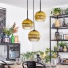 Koyoto Lampadario a sospensione, Lampada a sfera, Lampada a sospensione a cluster 30 cm Oro, Chiaro, 3-Luci