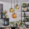Ripoll Lampadario a sospensione, Lampada a sfera, Lampada a sospensione a cluster Blu, Verde, Ramato, 3-Luci