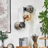 Gastor Lampada a sfera, Applique Ambrato, Grigio fumo, 3-Luci