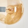 Gastor Lampada a sfera, Applique Ambrato, Grigio fumo, 3-Luci