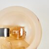 Gastor Lampada a sfera, Applique Ambrato, Grigio fumo, 3-Luci