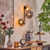Gastor Lampada a sfera, Applique Ambrato, Grigio fumo, 3-Luci
