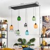 Moyrourkan Lampadario a sospensione, Lampada a sospensione, Lampada a sospensione a cluster LED Blu, Verde, Chiaro, Arancione, Grigio fumo, 1-Luce