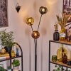 Ripoll Lampada a sfera, Lampada da terra Blu, Oro, Ramato, 3-Luci