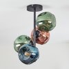 Ripoll Plafoniera, Lampada a sfera Blu, Verde, Ramato, 4-Luci