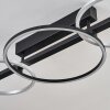 Jenar Plafoniera LED Nero, 1-Luce