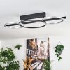Jenar Plafoniera LED Nero, 1-Luce