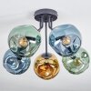 Ripoll Plafoniera, Lampada a sfera Blu, Oro, Verde, 5-Luci