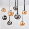 Ripoll Lampadario a sospensione, Lampada a sfera, Lampada a sospensione Écru, Nero, 8-Luci