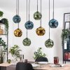 Ripoll Lampadario a sospensione, Lampada a sfera, Lampada a sospensione Écru, Nero, 8-Luci