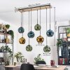Ripoll Lampadario a sospensione, Lampada a sfera, Lampada a sospensione Écru, Nero, 8-Luci