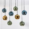 Ripoll Lampadario a sospensione, Lampada a sfera, Lampada a sospensione Écru, Nero, 8-Luci