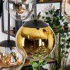 Gastor Lampadario a sospensione, Lampada a sfera, Lampada a sospensione Ambrato, Oro, Chiaro, Grigio fumo, 6-Luci
