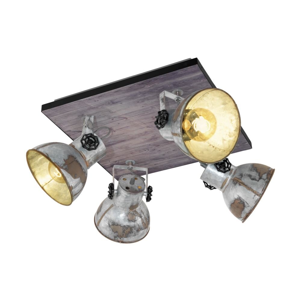 Eglo BARNSTAPLE Faretto Marrone, 4-Luci main product photo