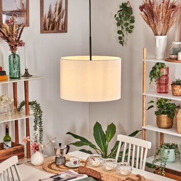 Soungou Lampadario a sospensione, Lampada a sospensione Bianco, 1-Luce