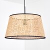 Ramila Lampadario a sospensione, Lampada a sospensione Écru, Nero, 1-Luce