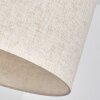 Bassagoda Lampadario a sospensione, Lampada a sospensione beige, Bianco, 1-Luce