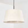 Bassagoda Lampadario a sospensione, Lampada a sospensione beige, Bianco, 1-Luce
