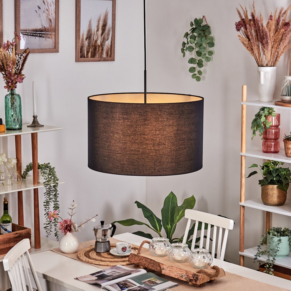 Soungou Lampadario a sospensione, Lampada a sospensione Nero, Bianco, 1-Luce main product photo