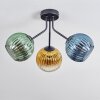 Koyoto Plafoniera, Lampada a sfera 42 cm Blu, Oro, Verde, Chiaro, 3-Luci